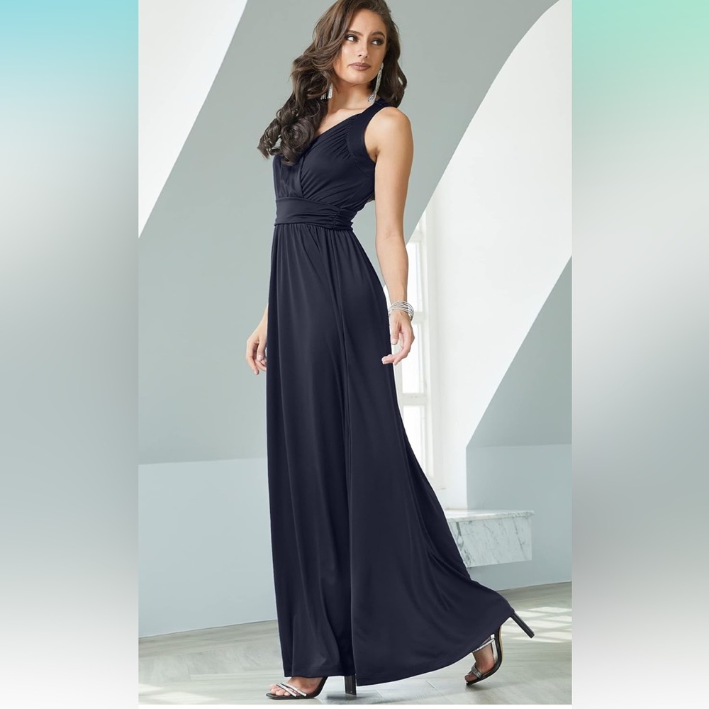 Navy Blue Maxi Dress